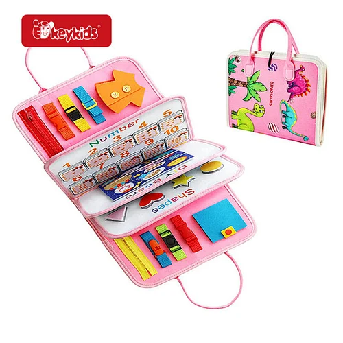 High Quality Educational Activity Sensory Toy Felt Busy Board For Kids W12D514