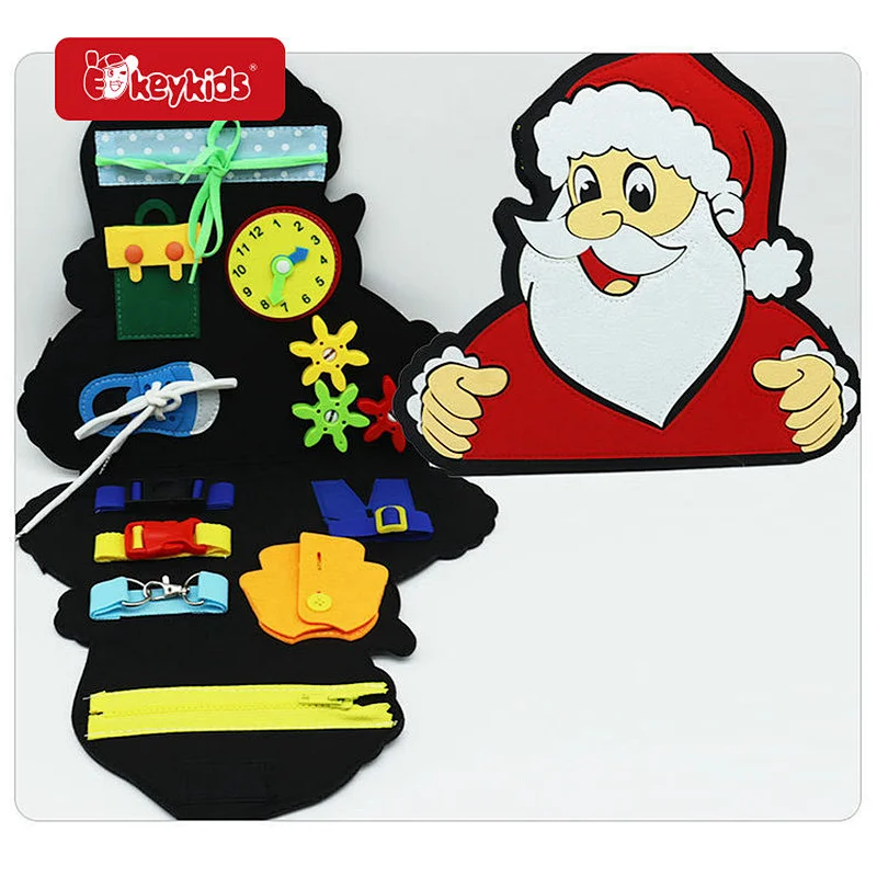 High Quality Educational Activity Sensory Toy Felt Busy Board For Kids W12D514